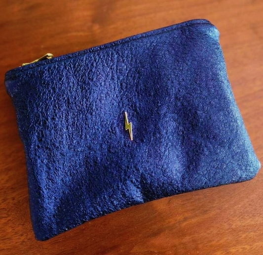 Royal Blue Bolt Pouch