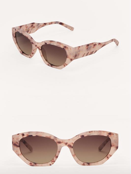 Z Supply Sunglasses Love Sick in Warm Sands Gradiant