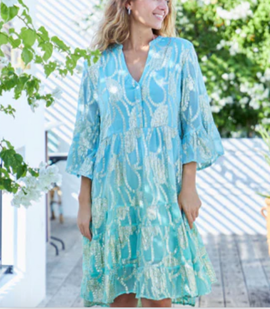 Debbie Katz Maleah Tunic Sea/Mint