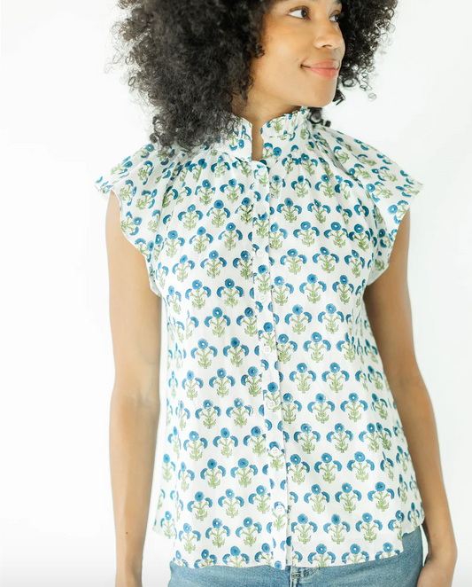 Victoria Dunn Bays Blouse in Buttercup