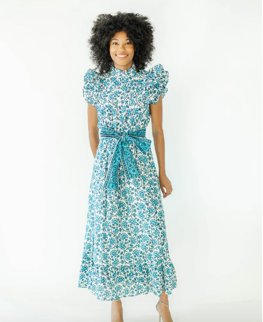 Victoria Dunn Jasmine Maxi in Honeysuckle