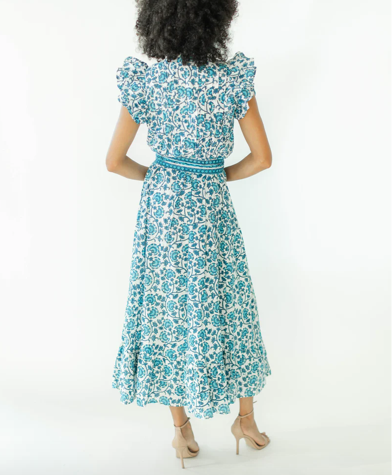 Victoria Dunn Jasmine Maxi in Honeysuckle