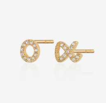 Debbie Katz XO Stud Earrings