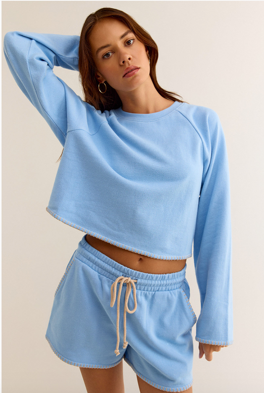 Z Supply Cropped Seville Sweatshirt (2 Colors)