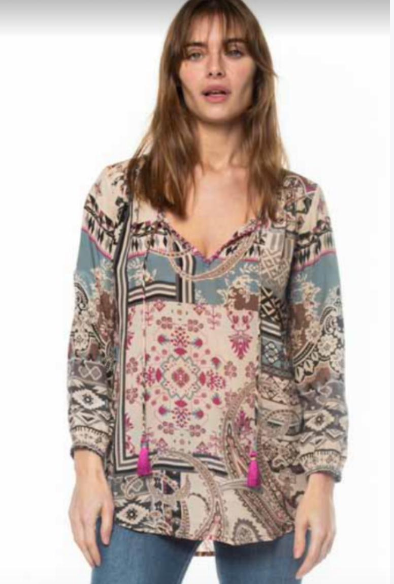 Tolani Janessa Tunic in Mosaic