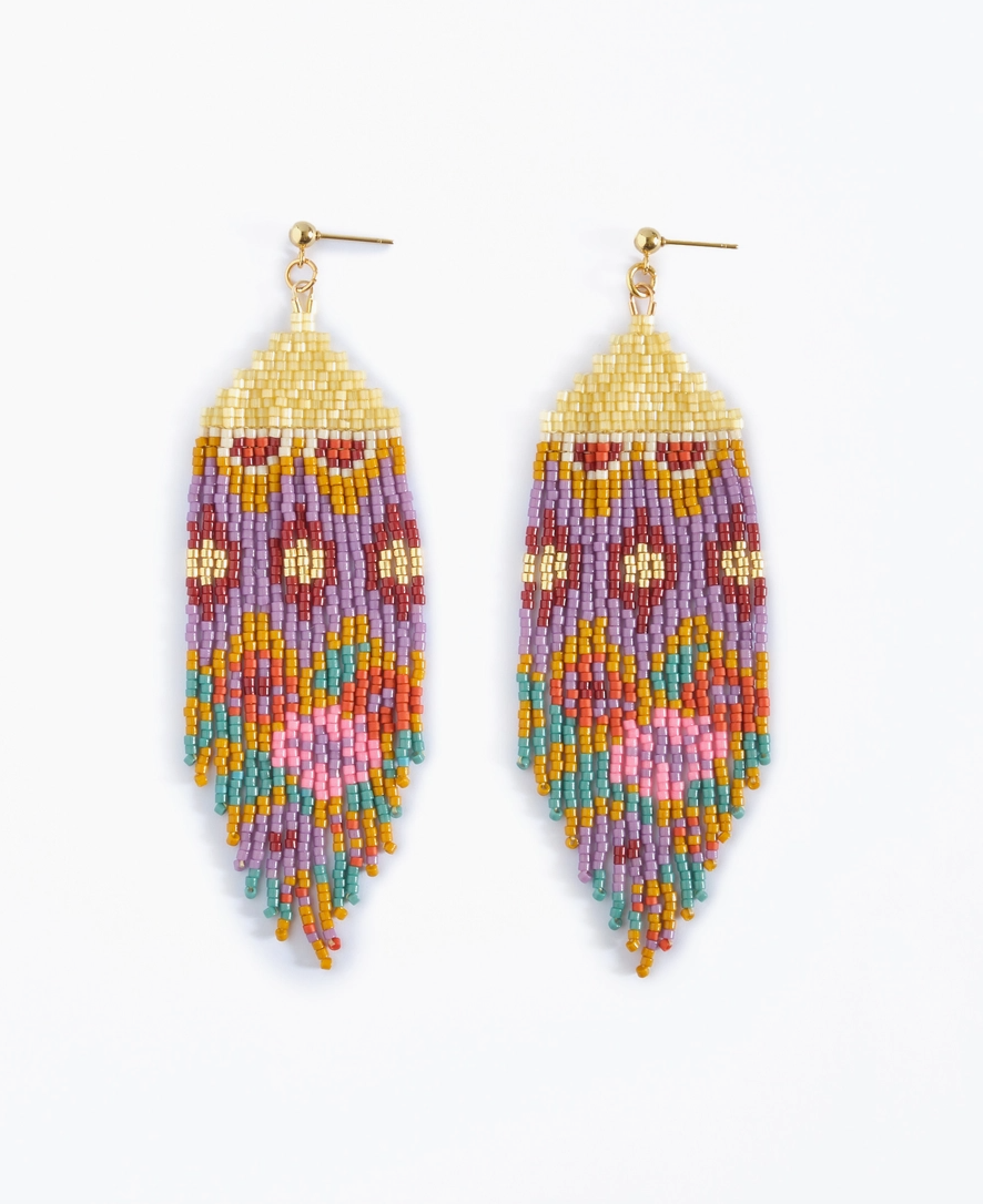 Huipil Fringe Earrings