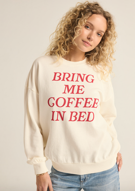 Z Supply Coffee Sunday Sweatshirt