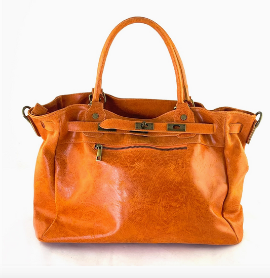 Convertible Leather Tote