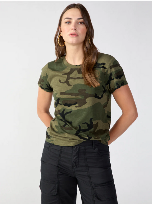 Sanctuary Perfect Tee - Camo