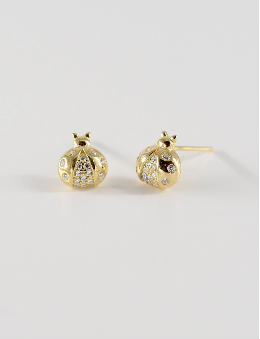 Lady Bug Stud Earring