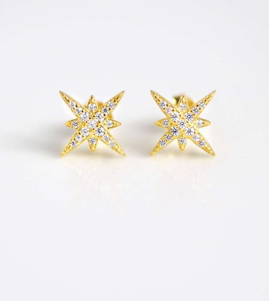 Starburst Stud Earrings