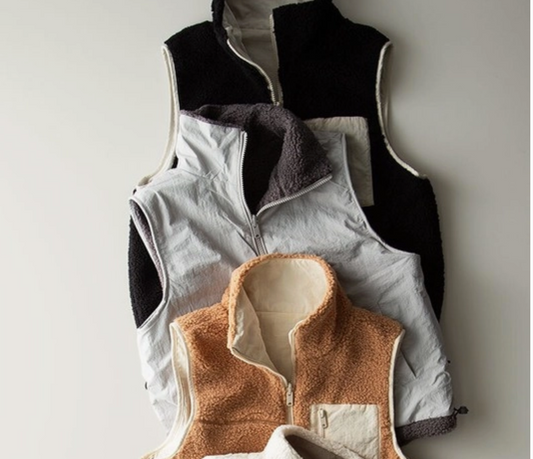 Urban Daisy Dual Fleece Vest