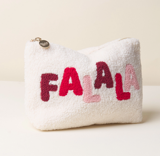 Plush Pouch Fa La La