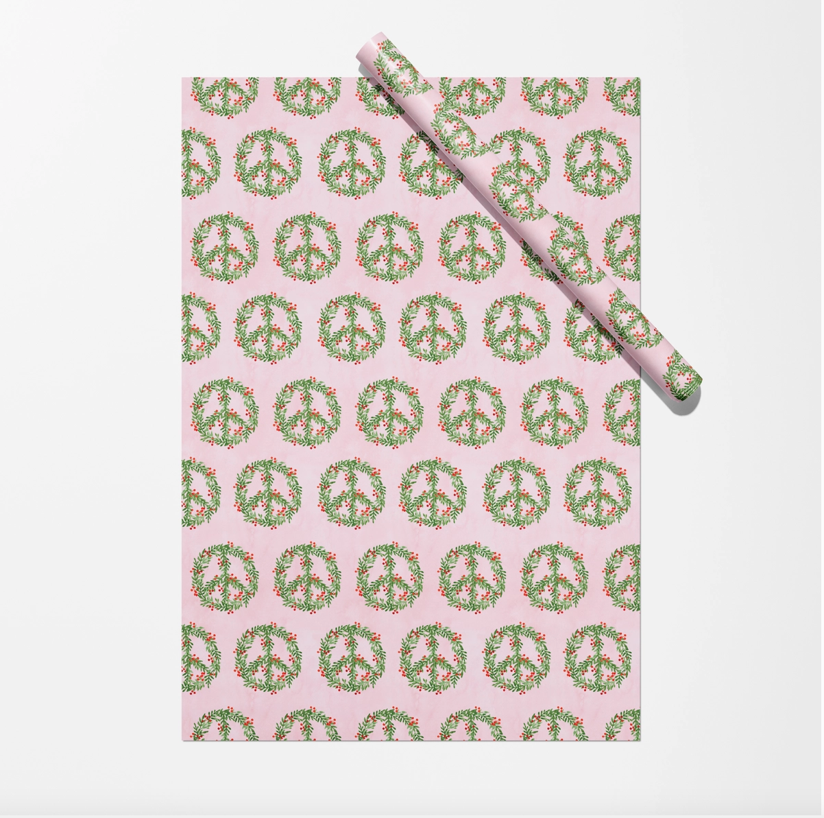 Peace Wreath Gift Wrap