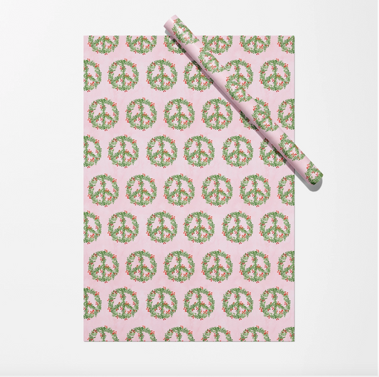 Peace Wreath Gift Wrap