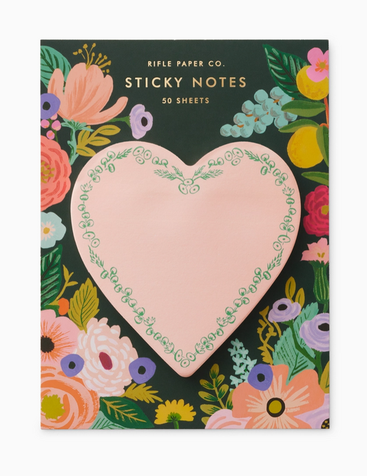 Rifle Paper Heart Sticky Notes