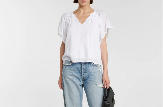 Velvet by Graham & Spencer Ashlyn Top in White