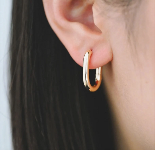 Gold Hoop Earring