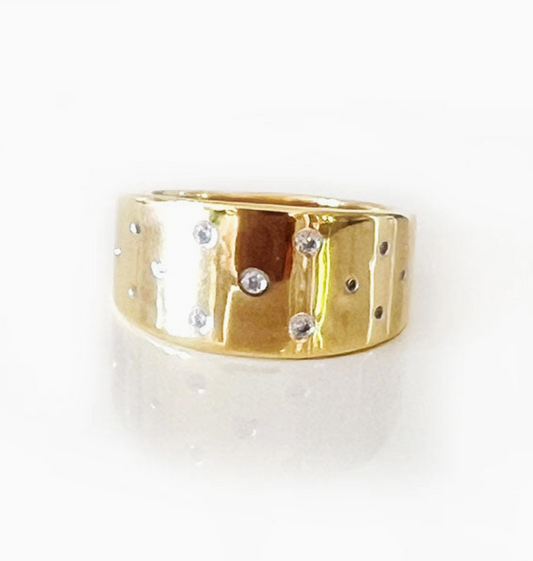 Gold Statement Ring (2 Sizes)