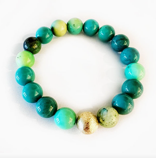 Green Opal Stacking Bracelet