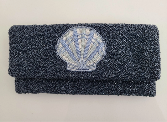 Fold Over Shell Clutch