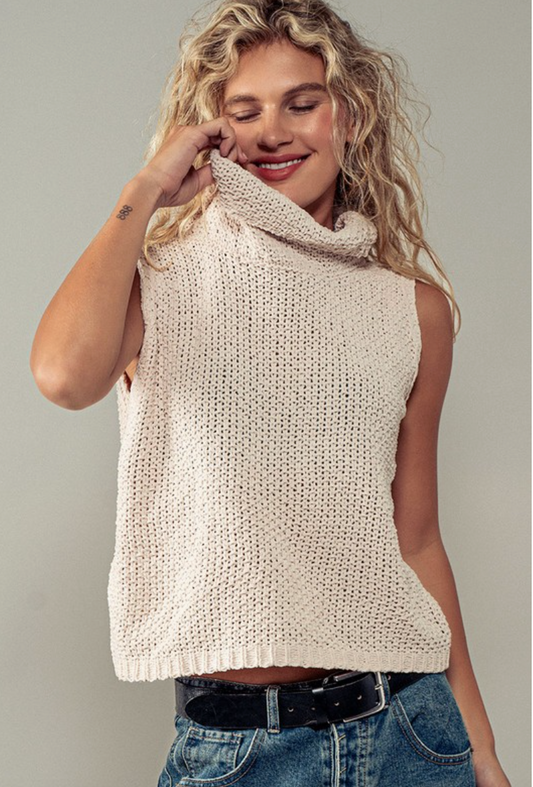 Cowl Neck Crochet top