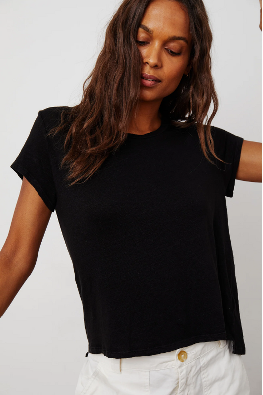 Velvet by Graham & Spencer Casey Linen Knit Tee