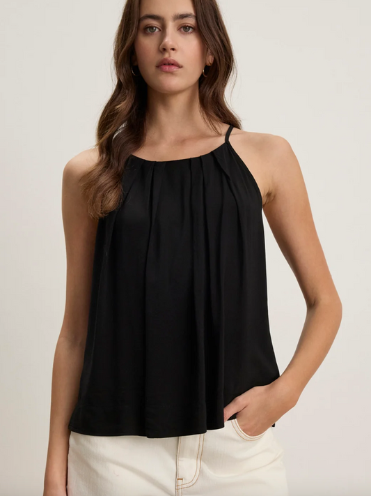 Velvet by Graham & Spencer Piper Tank  Top in Black