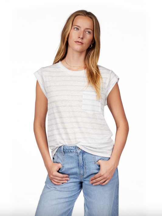 Relaxed Cap Sleeve Tee