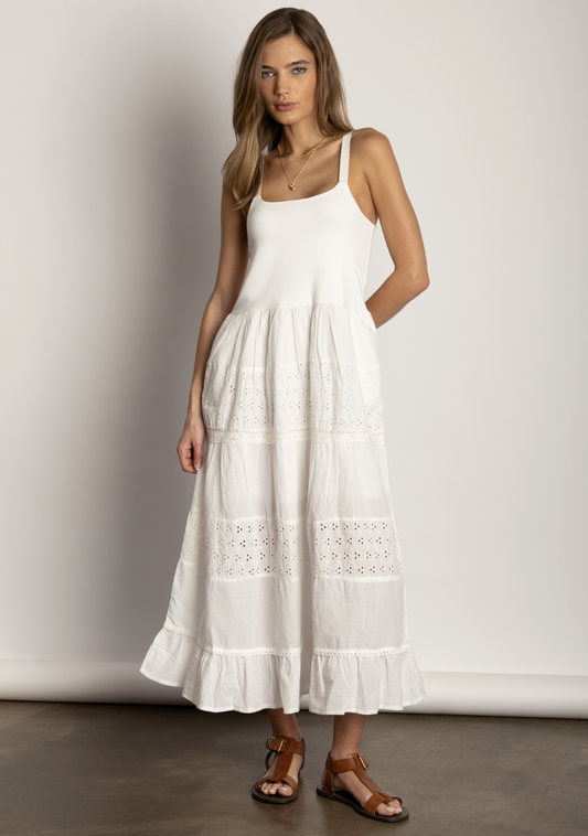 Dylan Victoria Dress In White