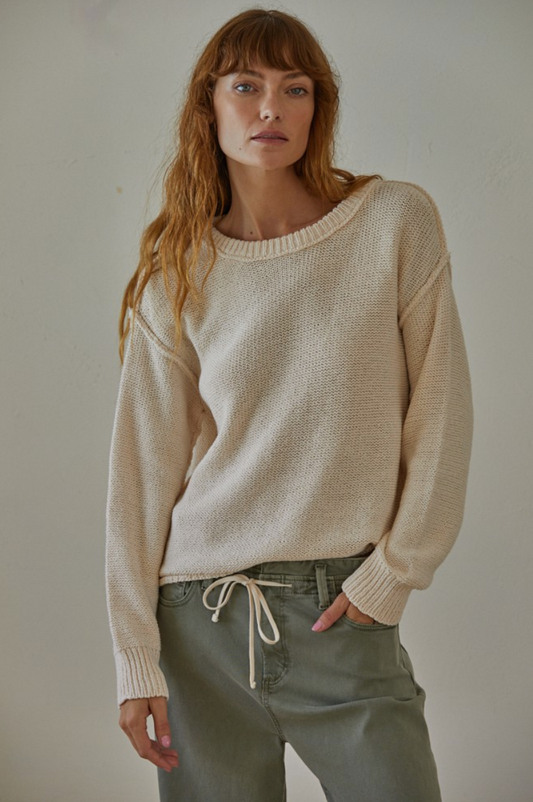 Basic Crew Neck Sweater (2 Colors)
