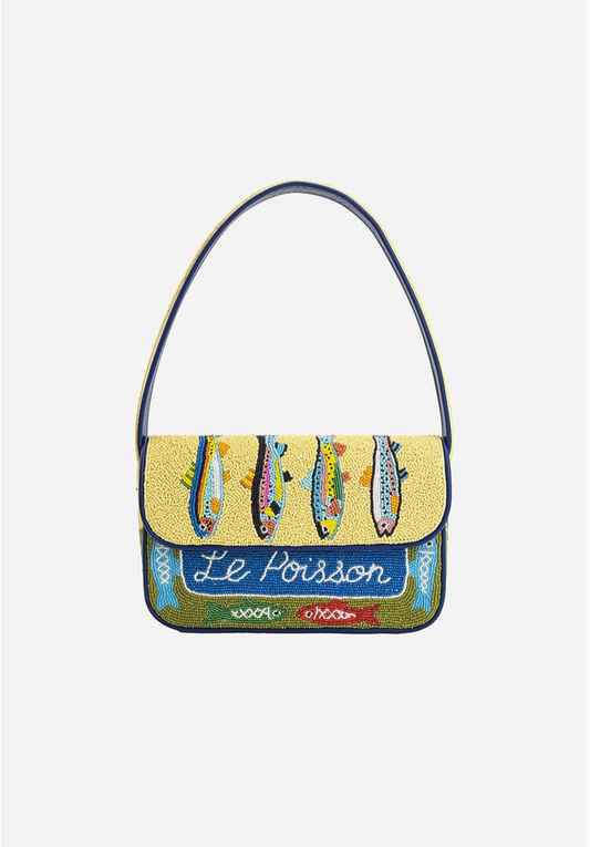 Fishtales Beaded Shoulder Bag