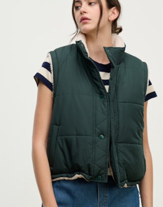 Velvet by Graham & Spencer Cathy Reversible Vest