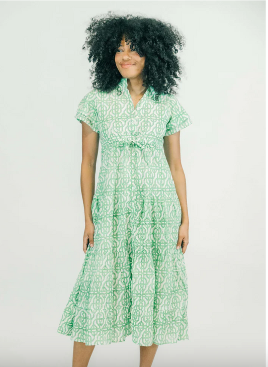 Magnolia Flutter Dress in Prisim