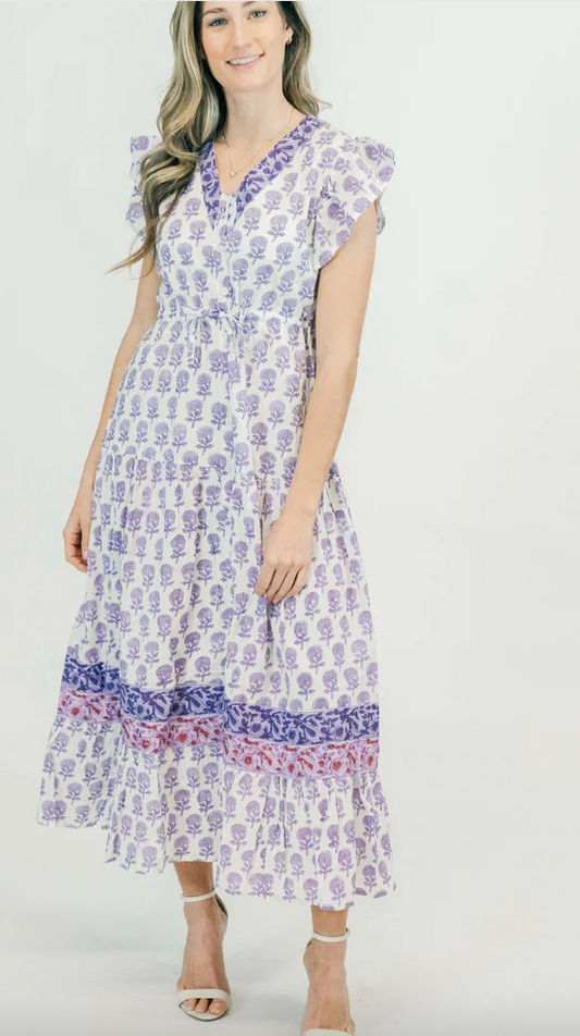 Rosa Maxi in Midnight Plum