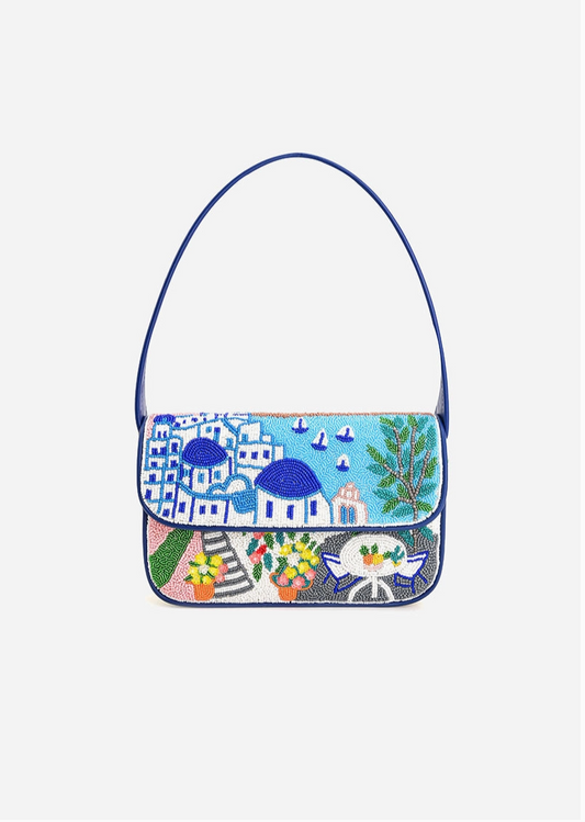 Santorini Dreams Beaded Bag