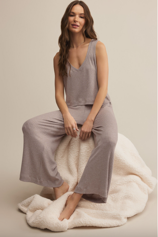 Z supply Sloan V Neck Rib Tank
