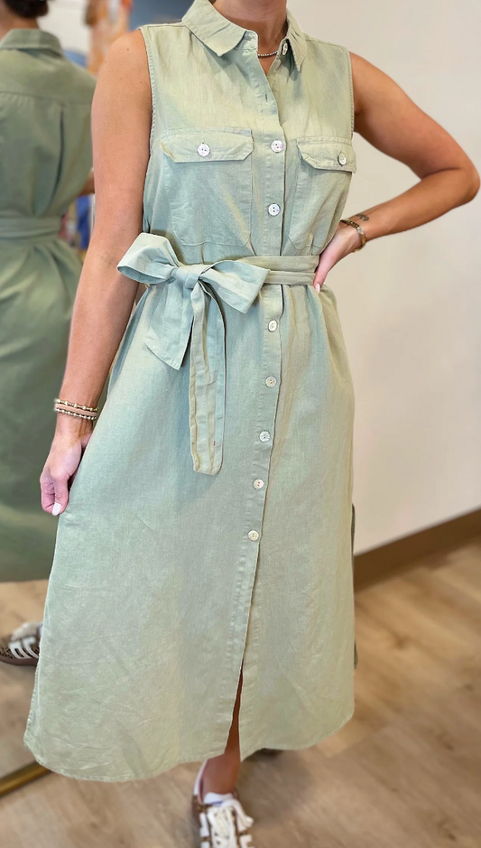 Capri Dress in Green