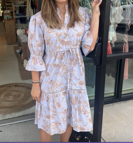 Kai Mini Dress in Golden Grove