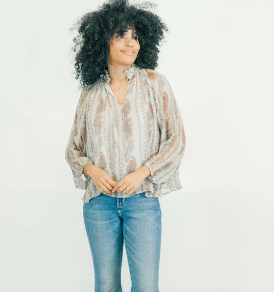 Ciella Blouse in Paisley Garden
