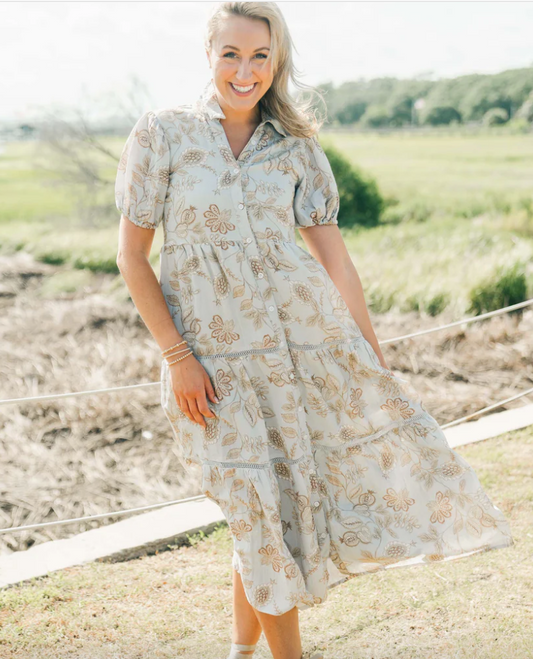 Tatum Dress in Golden Grove