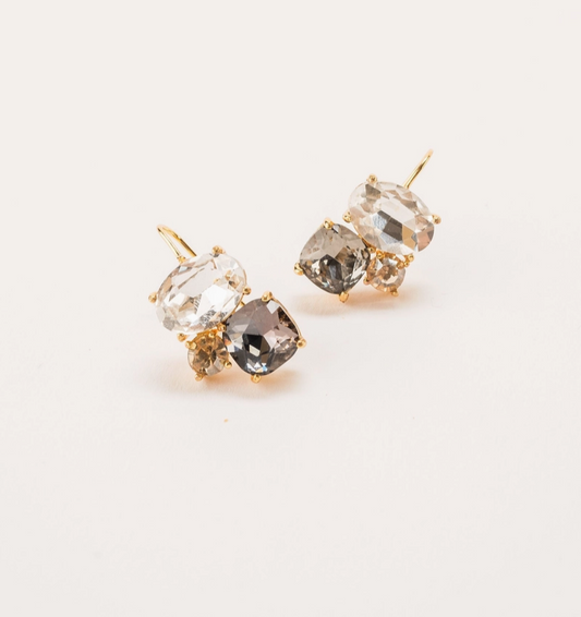 Crystal Drop Earring (3 colors)