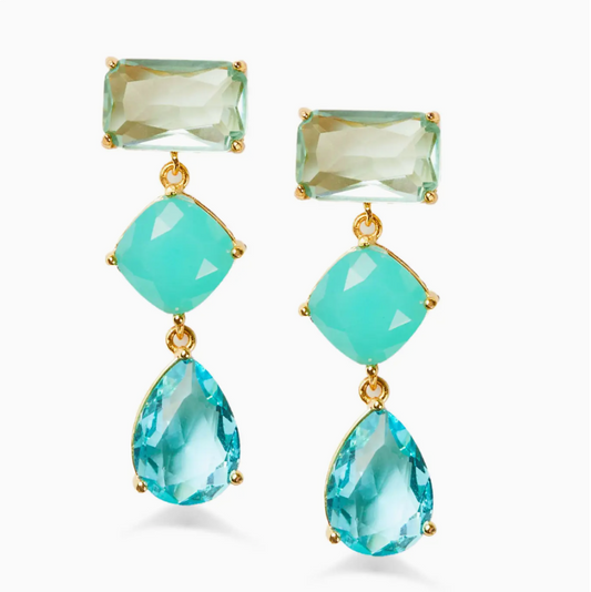 Crystal Drop Earring (three colors)