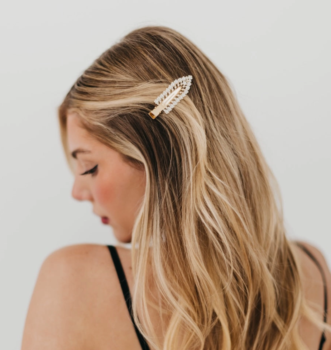 Pearl & Diamond Hair clip