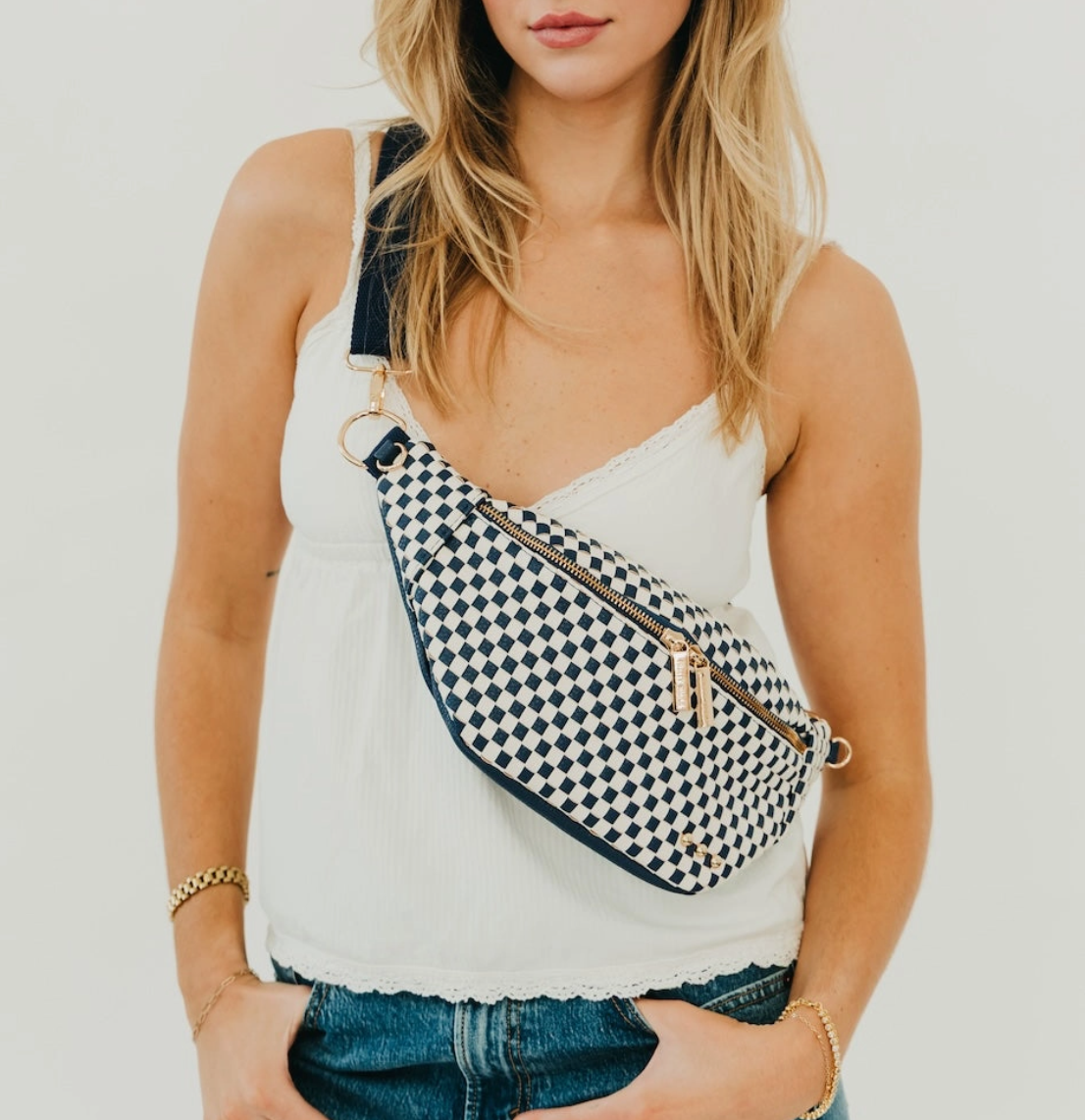 Woven Susie Side kick Bag