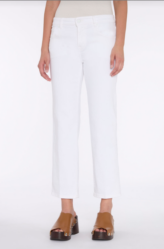 7 For All Mankind Calie Straight Ankle in Soleil