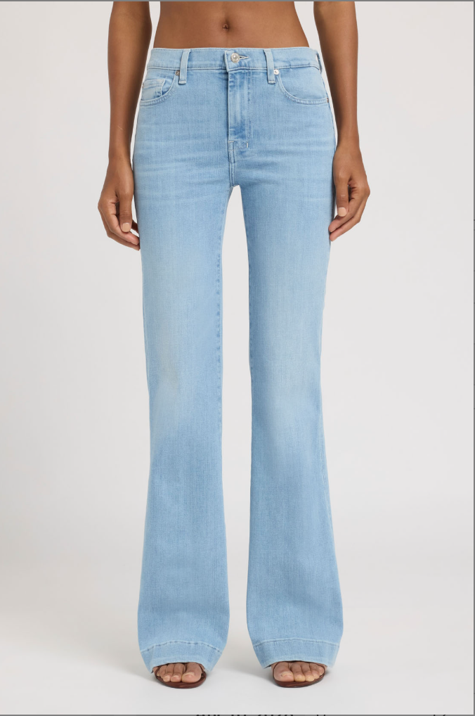 7 For All Mankind Tailorless Dojo in Indigo Bloom