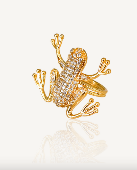 Frog Ring in Gold