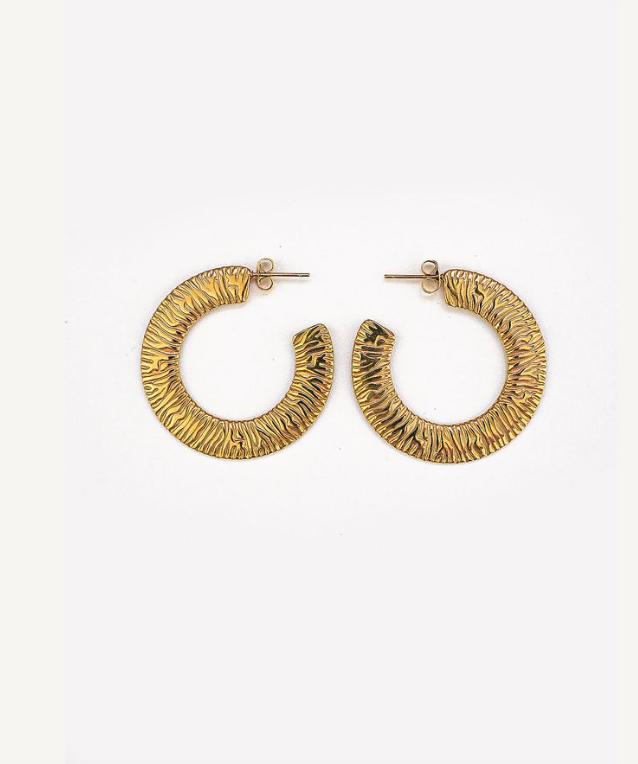 Renata Gold Hoop Earring