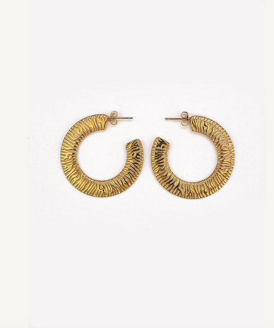 Renata Gold Hoop Earring